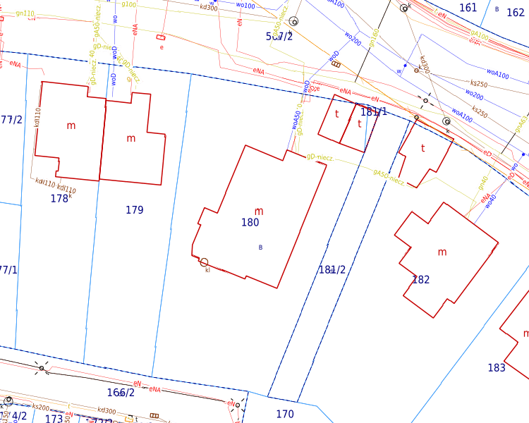 Widok z Oficjalnej Mapy Geoportalu